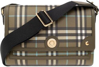 Checked Medium Shoulder Bag