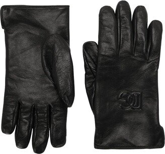 Embossed Leather Gloves