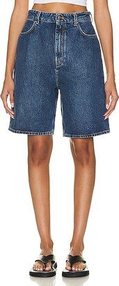 Denim Short in Blue-AA