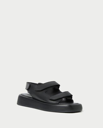 Blaise Black Platform Sandal