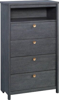 Dover Edge 4 Drawer Chest Denim Oak