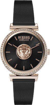 Versus Versace Versus By Versace Women's Brick Lane Lion Mesh Watch-AA