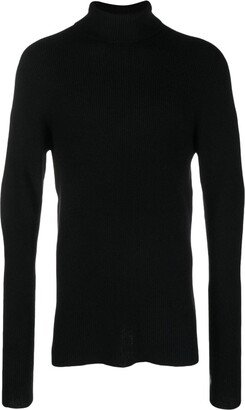 Ribbed-Knit Cashmere Jumper-AE