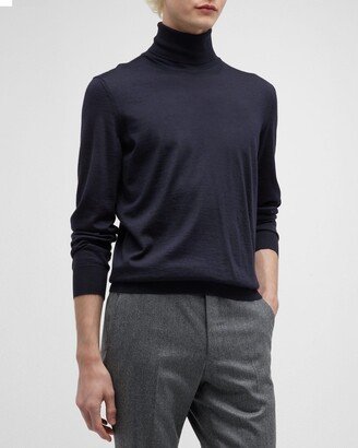 Men's Casheta Cashmere-Silk Turtleneck Sweater