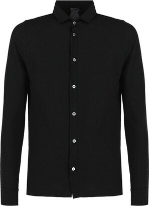 Buttoned Long-Sleeved Shirt-BV