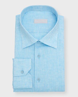 Men's Linen Dress Shirt-AA