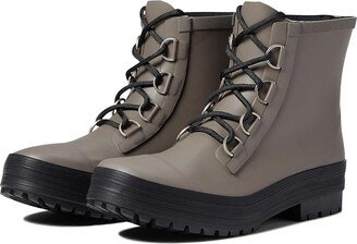 Ava Lace-Up Ankle Boot (Dark Taupe) Women's Boots