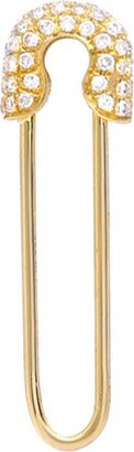 Zoe Lev Jewelry Diamond Safety Pin Earring, Single