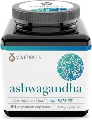 Youtheory Ashwagandha Capsules - 60ct