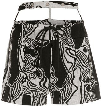 Corpo Virtual belted shorts