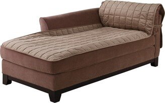 Antimicrobial Quilted Armless Chaise Furniture Protector