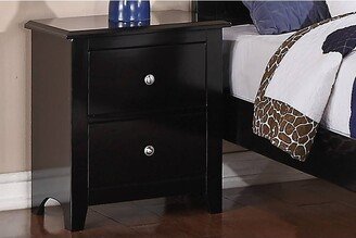 Global Pronex Bedroom Bed Side Table 1x Nightstand Wooden 2 Drawers Table