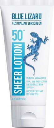 Blue Lizard Sheer Body Mineral Sunscreen Lotion - SPF 50+ - 3oz