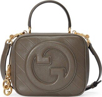 Blondie top handle leather bag