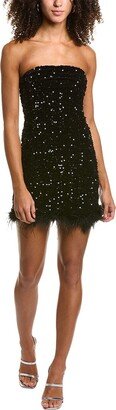 70/21 Velour Sequin Cocktail Dress