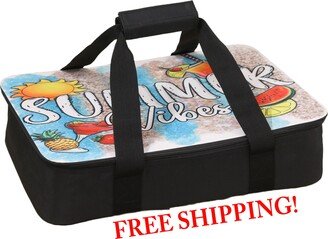 Casserole Carrier With Interchangeable Lids Free Shipping