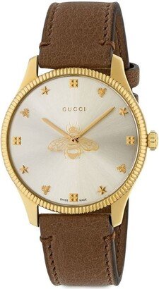 G-Timeless bee motif watch 36mm