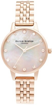 Women's Classics Rose Gold-Tone Bracelet Watch 30mm