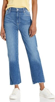 Women's Sarah Straight Crop high Rise Distressed