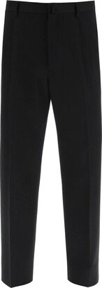 Wool Cigarette Trousers