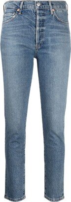 Olivia high-rise slim-fit jeans