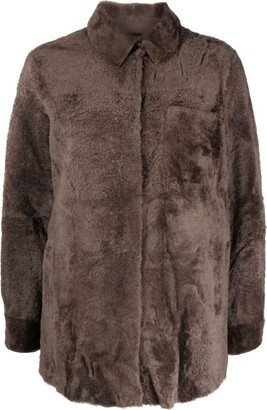 Shearling Shirt Jacket