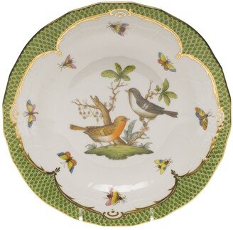 Rothschild Bird Green Motif 05 Dessert Plate