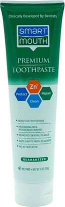 SmartMouth Premium Zinc Toothpaste - Mint - 6oz