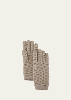 Cashmere Crochet Gloves-AA