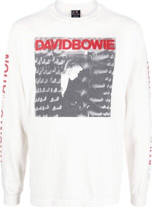 SAINT MXXXXXX graphic-print long-sleeve T-shirt