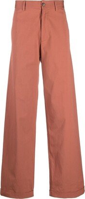 Wide-Leg Tailored Trousers-BI