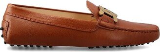 Kate Gommino Logo Plaque Loafers