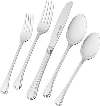 Astley 20-piece Flatware Set, 18/10 Stainless Steel, Silver