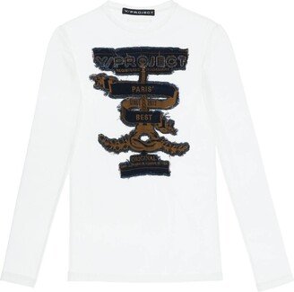 Y Project Paris' Best Long Sleeve Mesh T Shirt