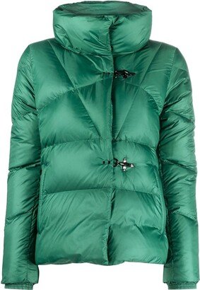 Funnel-Neck Padded Jacket-AD