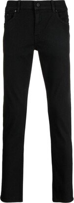 Slim-Cut Leg Logo Trousers