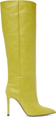 Yellow Stiletto Boots