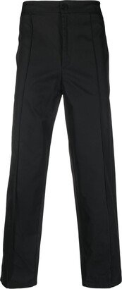 Pressed-Crease Straight-Leg Trousers-AB