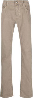 Straight-Leg Chino Trousers-BY