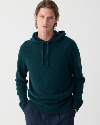 Midweight cashmere raglan-sleeve hooded sweater