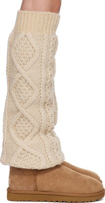 tao Brown & Beige Ugg Edition Cable Knit Boots