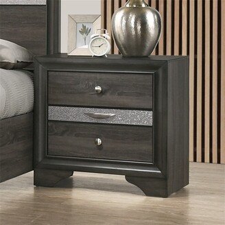 BESTCOSTY Modern Nightstand, Bedsideroom Nightstand with 2 Drawers