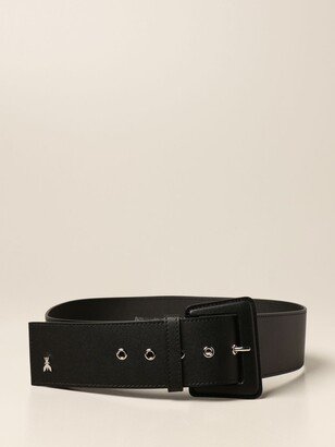 leather belt with Fly logo