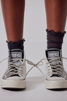 Taking Sides Embellished Hi-Top Sneakers by Nan-ku at Free People