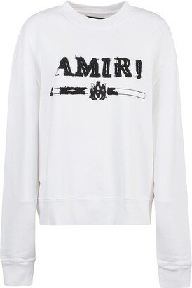 Logo Patch Crewneck Sweatshirt-AM