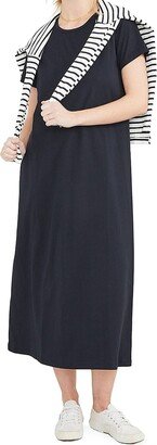 The Maternity Easy Going Nursing T-Shirt Midi Dress-AA