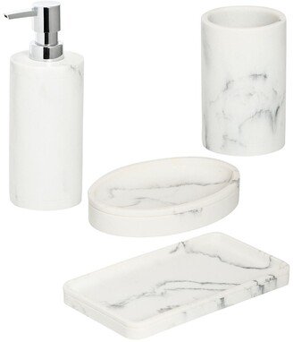 Marble Bath Accessory Set