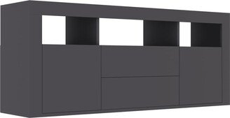 TV Stand Gray 47.2x11.8x19.7 Engineered Wood