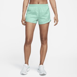 Women's Tempo Brief-Lined Running Shorts in Green-AD