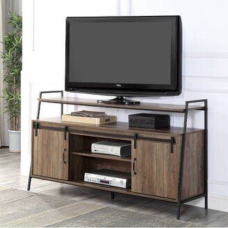 60 Rashawn TV Stand for TVs up to 58 Rustic Oak/Black Finish